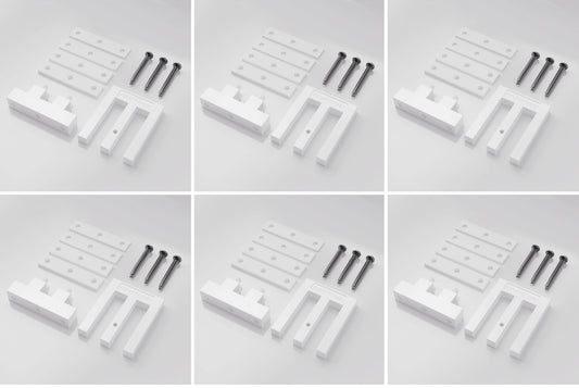 Lot de 6 verrous de fenêtre EM3 Scheffinger