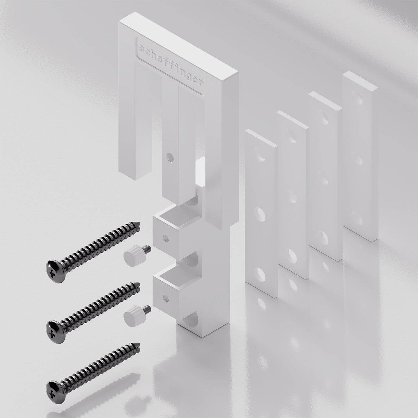 Lot de 6 verrous de fenêtre EM3 Scheffinger